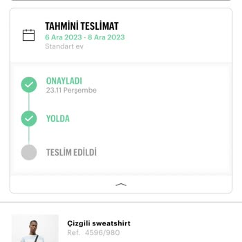 Pull and Bear Satın Aldığım Ürün Gönderilmedi.