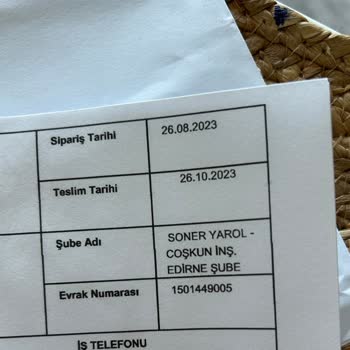 Doğtaş Edirne Mağazası Teslimat Ve Ürün Sorunları