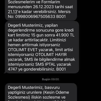 Ziraat Bankası KYK Kredi Yükseltme Mesajı Eksikliği