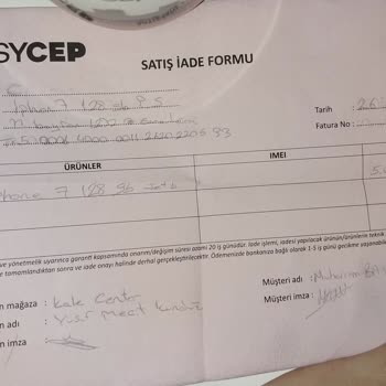 EasyCep İade Ödemesi Sorunu