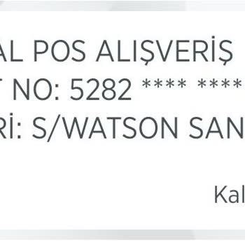 Watsons Tıkla Gel Al Siparişimi Teslim Etmiyor