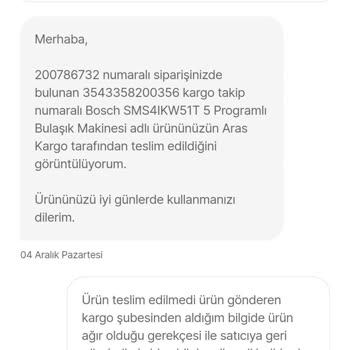 Hepsiburada Teslim Edilmeyen Ürün Fiyat Farkı Reddi