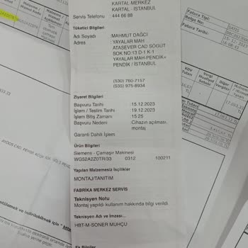 Siemens Ev Aletleri Yeni Çamaşır Makinesinde Yıkama Sorunu