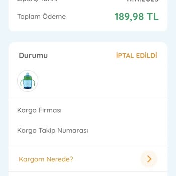 Ebebek Siparişim İptal Oldu Ödeme Bakiyem Tarafıma Yansımadı