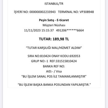 Ebebek Siparişim İptal Oldu Ödeme Bakiyem Tarafıma Yansımadı