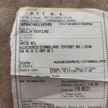 PTT Kargo Eve Gelmeden İhbarlı Evde Yok Diyor