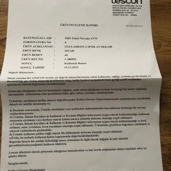 Lescon İnceleme Hatası Var