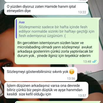 Mabel Vip Güzellik Merkezi (Kilis) 2500 TL Mağduriyetim Ve Çaresizlik!