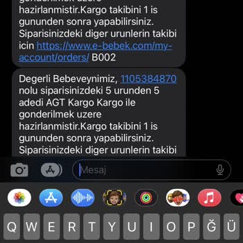 Ebebek & AGT Kurye Online Sipariş Mağduriyeti