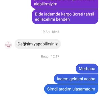 Podyum Plus Mağazanın Ürünü Göndermiyor