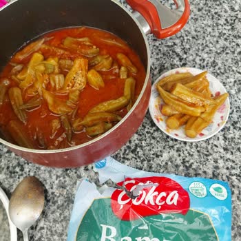 A101 Çokça Marka Bamya Çöp Oldu