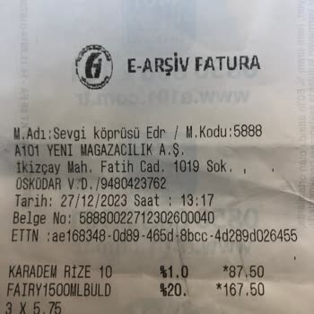 A101 İn Ürün İadesinde Uyguladığı İşlem