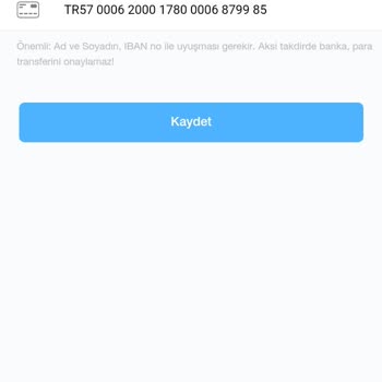 Gardrops Param Yatmıyor IBAN Yanlış Diyor Ama Doğru