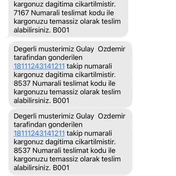 Sürat Kargo Develi Şubesi Teslim Etmiyor Bilgim Olmadan İade Ediyor