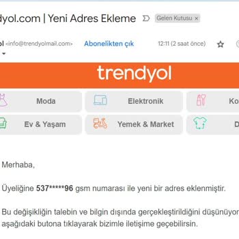 Trendyol'da Hesap Güvenliği Sorunu Ve İzinsiz Adres Ekleme