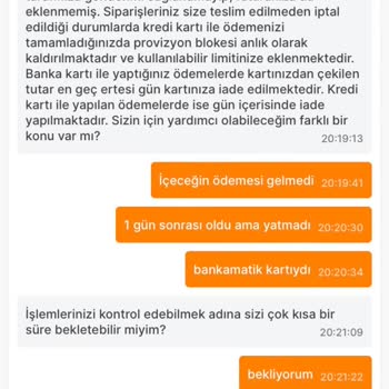 Migros Stoğu Olmayan Ürünleri Parası Kartıma İade Edilmiyor