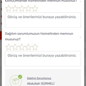 Mavi Ürünümü Teslim Etmiyor.