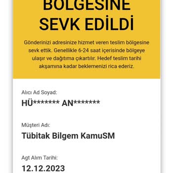 AGT Kurye Pişmanlıktır. Karaman Şubesi