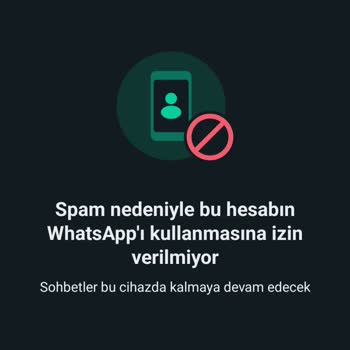 WhatsApp Hesabım Engellendi