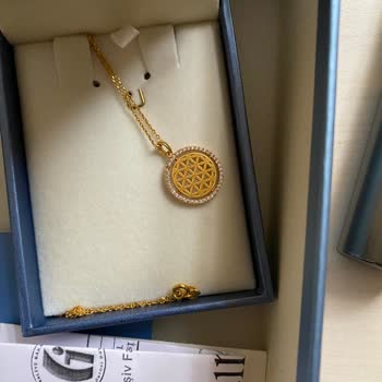 Altınbaş Mücevherat Ayıplı Ürünü Yaşam Çiçeği Kolye