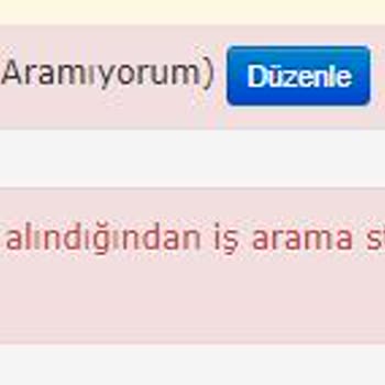 İŞKUR İş Arama Durumumu