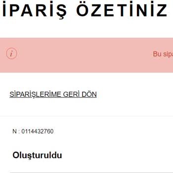 Watsons Tıkla Gel Hemen Siparişim Hazırlanmadı