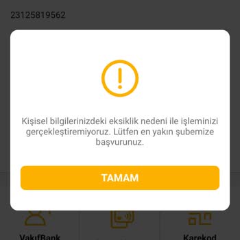 VakıfBank Mobil Bankacılığı Kullanamıyorum!