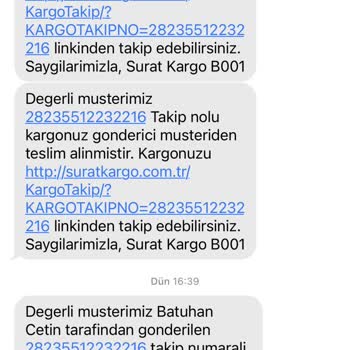 Sürat Kargo, Kargoları Teslim Etmiyor.