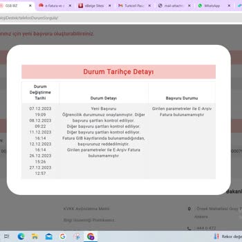 Telefon Faturası GİB Kayıtlarında Bulunamamıştır