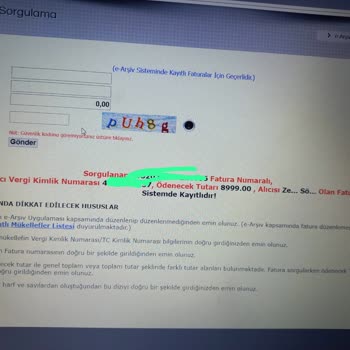 Telefon Faturası GİB Kayıtlarında Bulunamamıştır