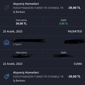 Amazon Prime Video Üyelik Tutarı Kartımdan 2 Kez Tahsil Edildi.