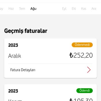 Vodafone Faturam Ekstra Kesinti.