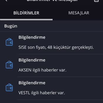 İş Bankası Mobil Borsa Bildirim Vermeme
