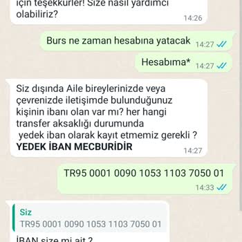Aydın Yarınlar Vakfı Hesabıma Burs Yatacak Dendi Ama Yatmadı