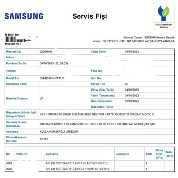 Samsung Buds2 Pro Arızalanıyor