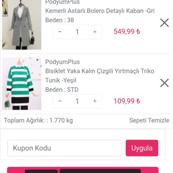 Podyum Plus Adlı Firma Dan Şikayetçiyim