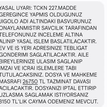 jigolositesi.com.tr Yasal Tebligat Tehdidiyle Karşı Karşıyayım!