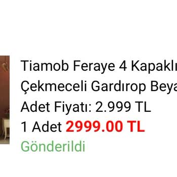 A101 Online Mobilya Alışverişinde Sorun