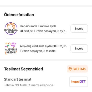 Hepsiburada Bir Ürünü Kargolayamadılar!