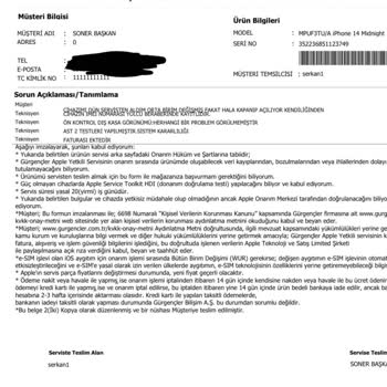 iPhone Müşteriyle İlgilenmiyor Ayıplı Ürün Var Ortada Değişim Yapmıyor