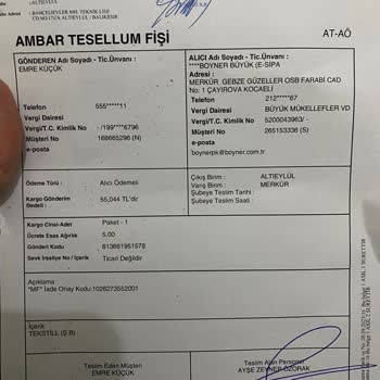 Boyner Yanlış Ürün Ve Ücret İadesi Yapılmaması