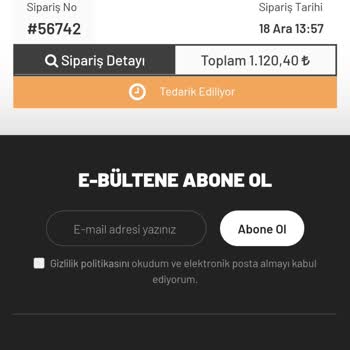 Zincirwear Kargoya Verilmeyen Ürünün Parası İade