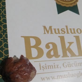 Musluoğlu Baklavadan Aldığımız Soğuk Baklava