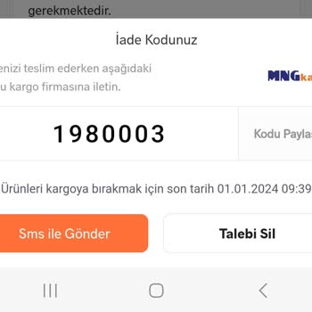 MNG Kargo Mimaroba Şube Sorumsuzluğu