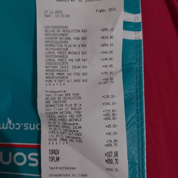 Watsons Kullanılmış Ürün Satışı