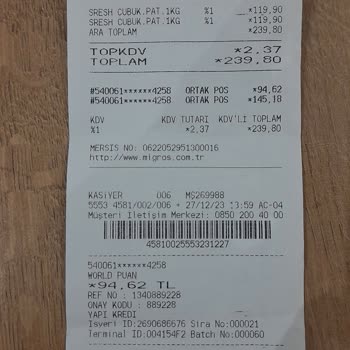 Migros Fiyat Farklılığı İle Karşı Karşıya Kaldım!