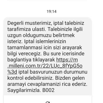 Millenicom Zorunlu İptal Ettirme
