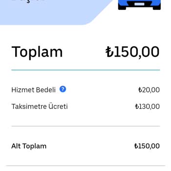 Uber İncelenmesini İstiyorum Lütfen Geri Dönüş Sağlayın