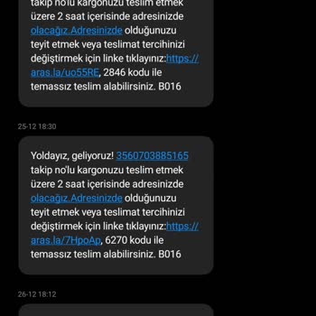 Aras Kargo Mağduriyeti Çalışmada Düzensizlik, Saygısızlık