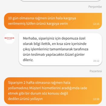 Trendyol Habersizce Ürün İptali